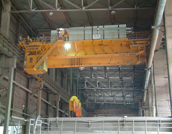75-32t Ladle Crane using for Capital QianAn Iron & Steel