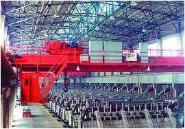 Isolation Crane using for Aluminum Plant