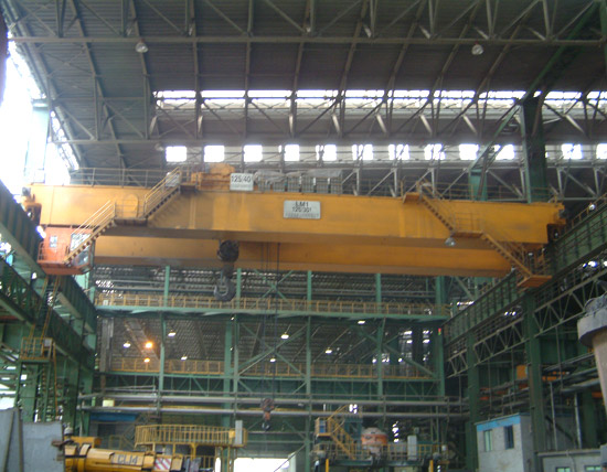 125-40t 桥式起重机用于首钢迁钢公司